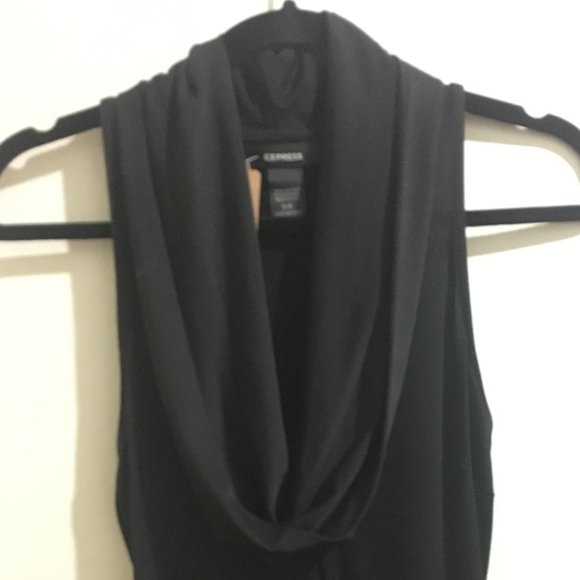 Express - Black Fitted Pencil Dress - Item#42 - Picture 2 of 6